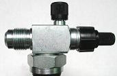 Rotolock Valve: 5/8" Flare - 1/4" Flare Access Port